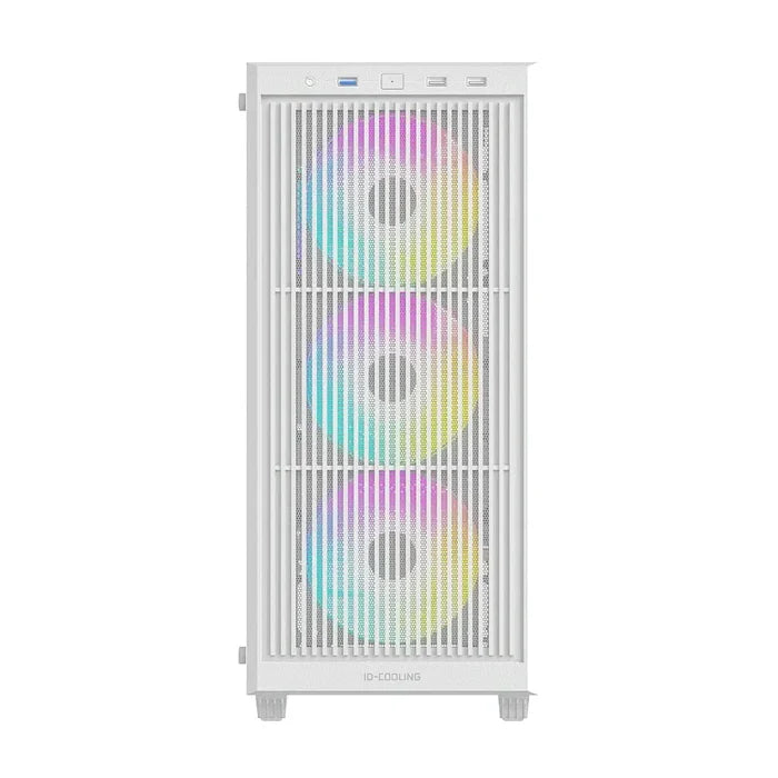 ID-Cooling Ware 310 ARGB ATX PC Case -  White