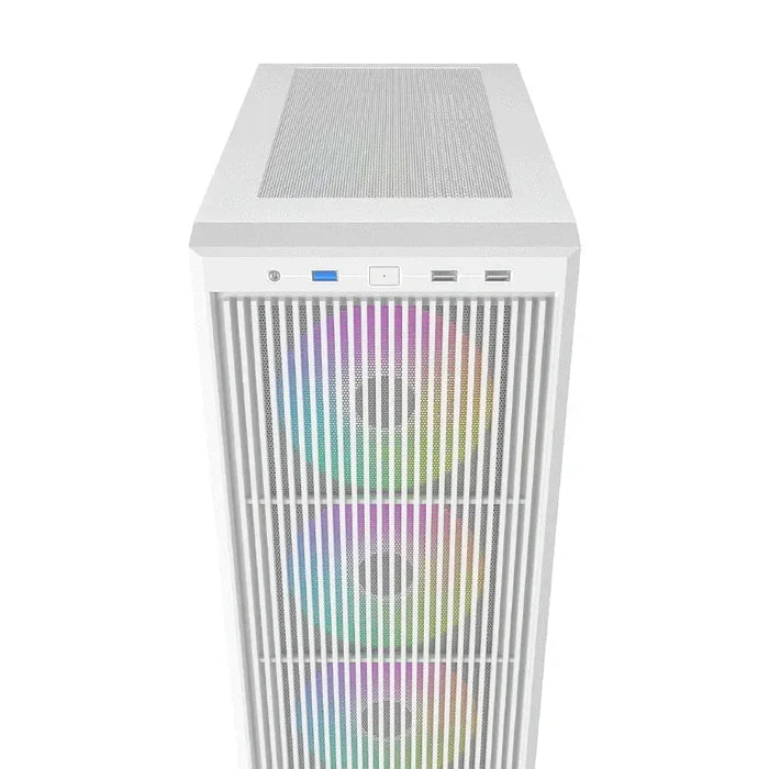 ID-Cooling Ware 310 ARGB ATX PC Case -  White
