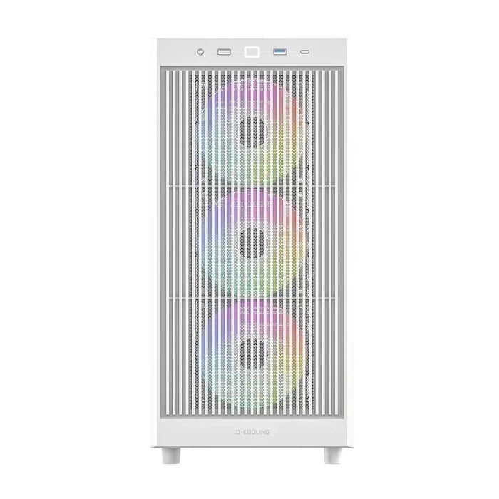 ID-Cooling Ware 510 ARGB ATX PC Case - White