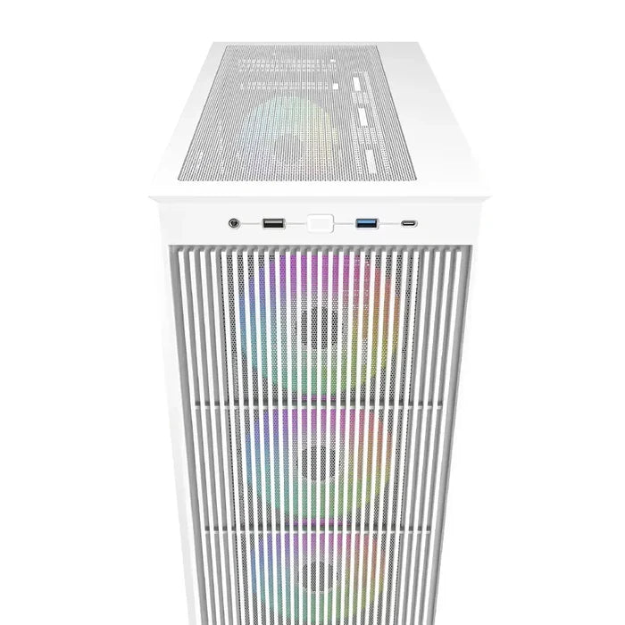ID-Cooling Ware 510 ARGB ATX PC Case - White