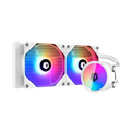 ID-Cooling ZoomFlow 240 XT V2 ARGB AIO 240mm Liquid CPU Cooler - White - PakByte Computers