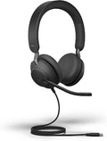 Jabra Evolve2 40 SE Wired Stereo Noise-Cancelling Headset - Black
