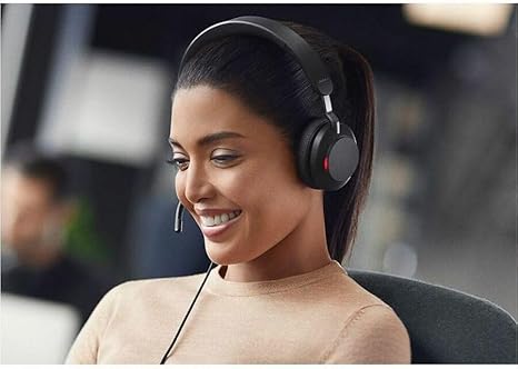 Jabra Evolve2 40 SE Wired Stereo Noise-Cancelling Headset - Black