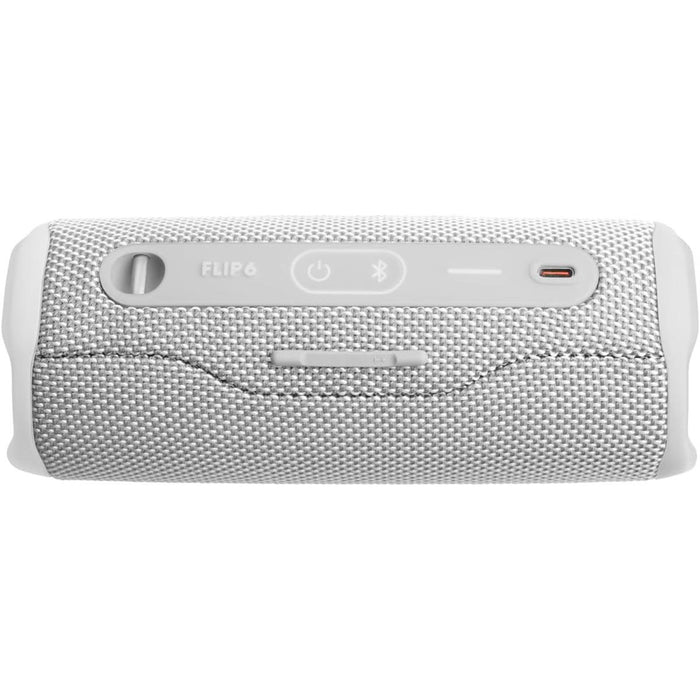 JBL Flip 6 - Portable Bluetooth Speaker - White - PakByte Computers