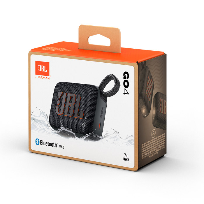 JBL Go 4 Portable Waterproof Speaker - Black - PakByte Computers