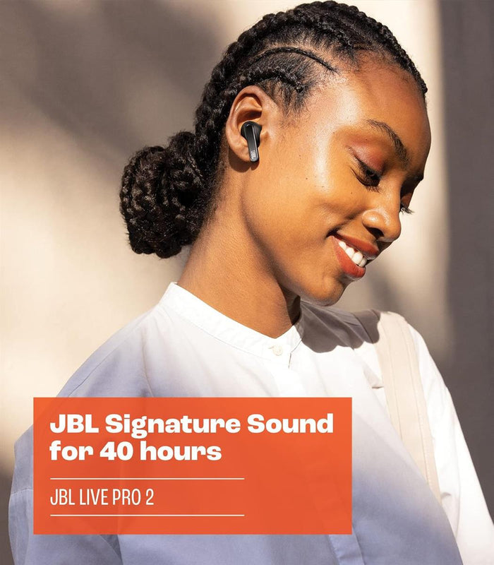JBL Live Pro 2 TWS Noise Cancelling Earbuds - Black - PakByte