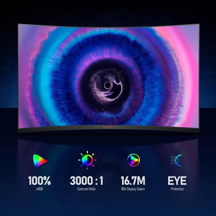 Koorui 32E6QC 32" VA Display, QHD, 170Hz Gaming Curved Monitor