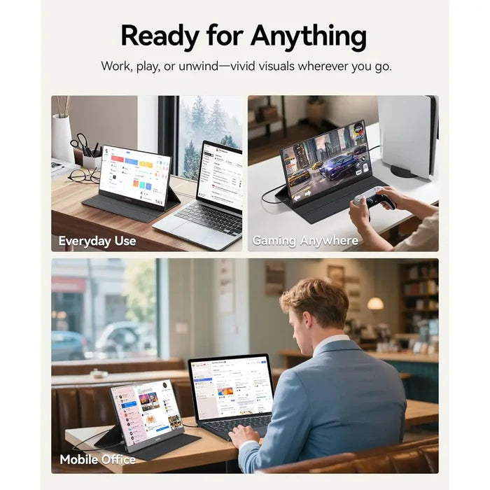 Koorui E1511A 60Hz 15.6 Inch Portable Laptop Monitor - PakByte Computers