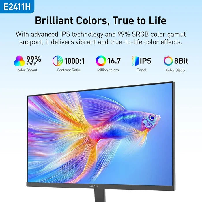 Koorui E2411H 24-inch IPS FHD 120Hz Gaming Monitor - PakByte Computers