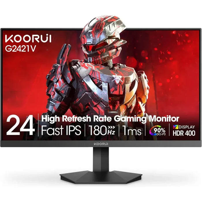 Koorui G2421V 24" 180hz, 1ms, Fast IPS, 1440P, HDR400 Gaming Monitor - PakByte Computers