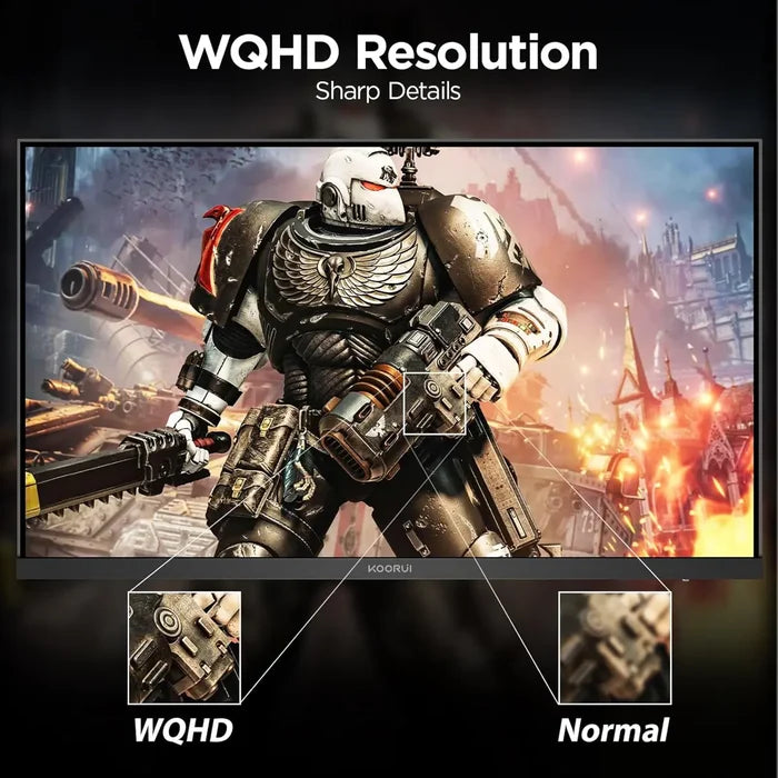 Koorui G2421V 24" 180hz, 1ms, Fast IPS, 1440P, HDR400 Gaming Monitor - PakByte Computers