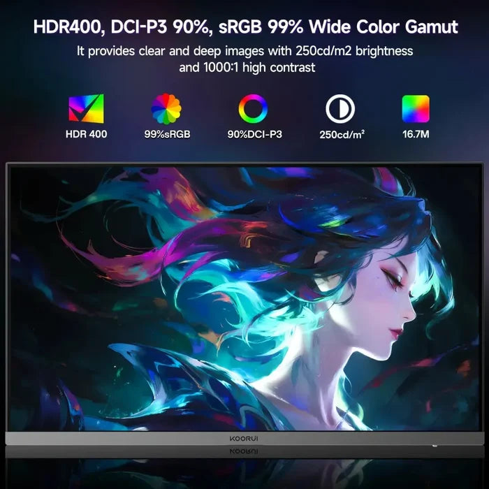 Koorui G2511X 24 Inch 240Hz FHD 1080P Fast IPS Gaming Monitor