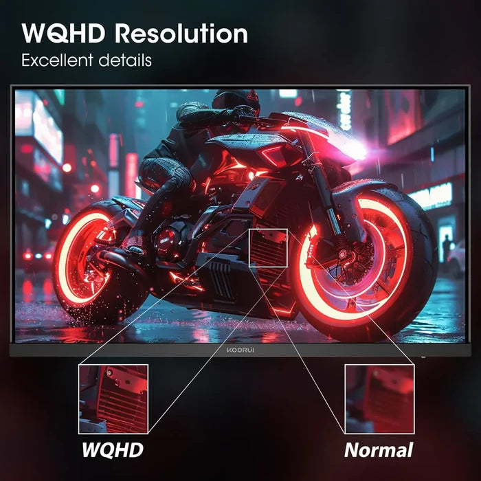 Koorui G2721P 27", 280hz, 1ms, Fast IPS, WQHD, HDR400 Gaming Monitor - PakByte Computers