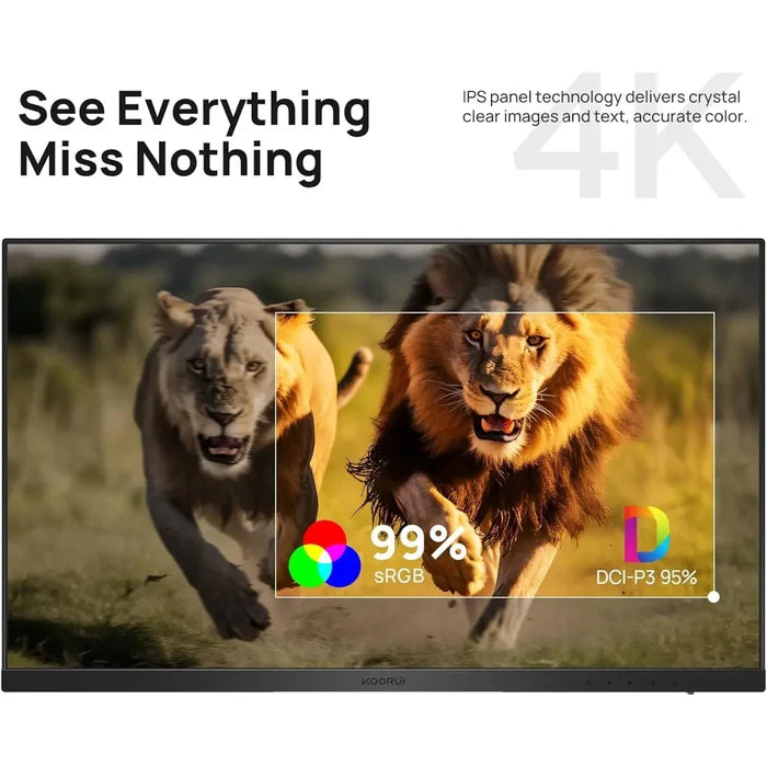Koorui N07 27 Inch 4K IPS UHD (3840x2160) Monitor - PakByte Computers