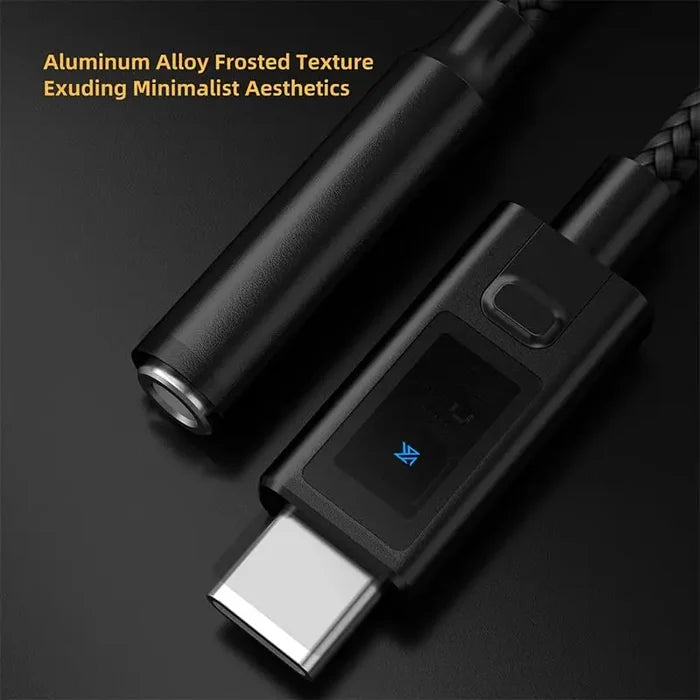 KZ AM02 Portable DAC Decoding Amplifier, USB C to 3.5mm Audio Adapter
