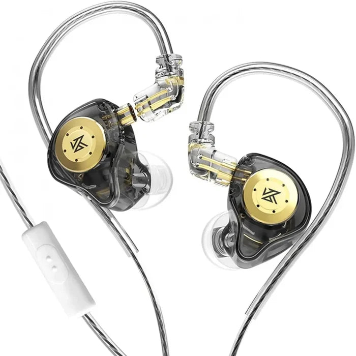 KZ EDX PRO Gaming Wired IEM Earphones - Black