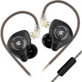 KZ EDX Pro X in Ear Earphone IEMs Single Dynamic Driver Wired Gaming Earbud - Black