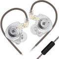 KZ EDX Pro X in Ear Earphone IEMs Single Dynamic Driver Wired Gaming Earbud - White