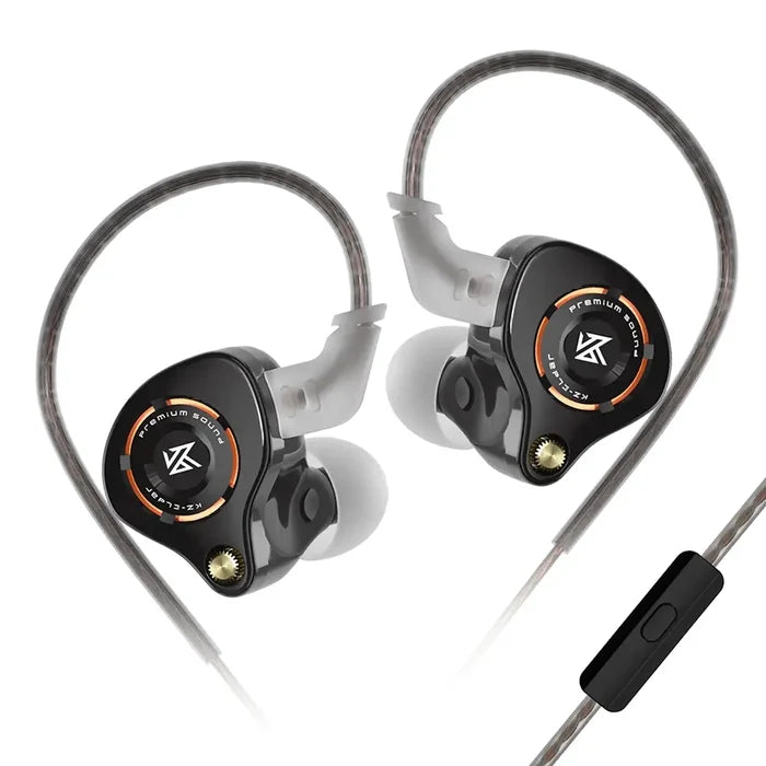 KZ Eldar 3.5mm Single Dynamic Driver HiFi In-Ear Monitor IEM Earphones - Black