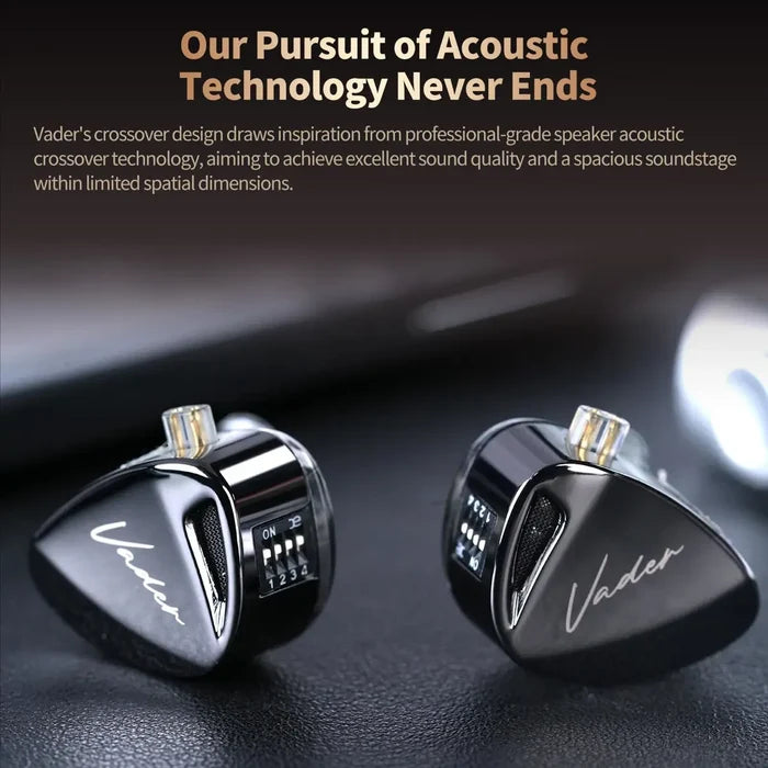 KZ Vader in-Ear Monitor Music Earphone Balanced Version, with Microphone