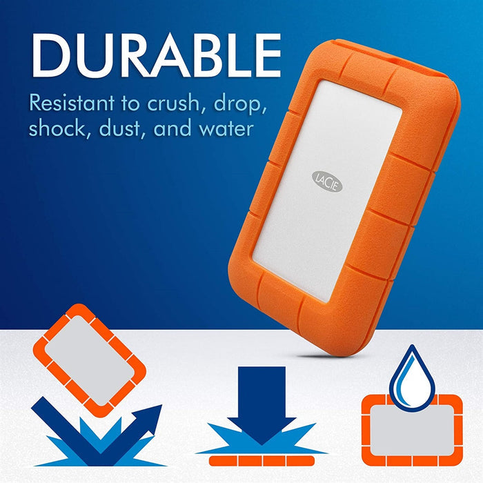 LaCie Rugged Mini 2TB Portable Hard Drive - PakByte Computers