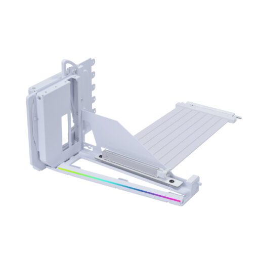 Lian Li 4 Slots Vertical GPU Kit (VG4v4) ARGB GPU Support Bracket – White
