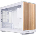 Lian Li A3 Wood Front & Side Tempered Glass Panel Casing - White