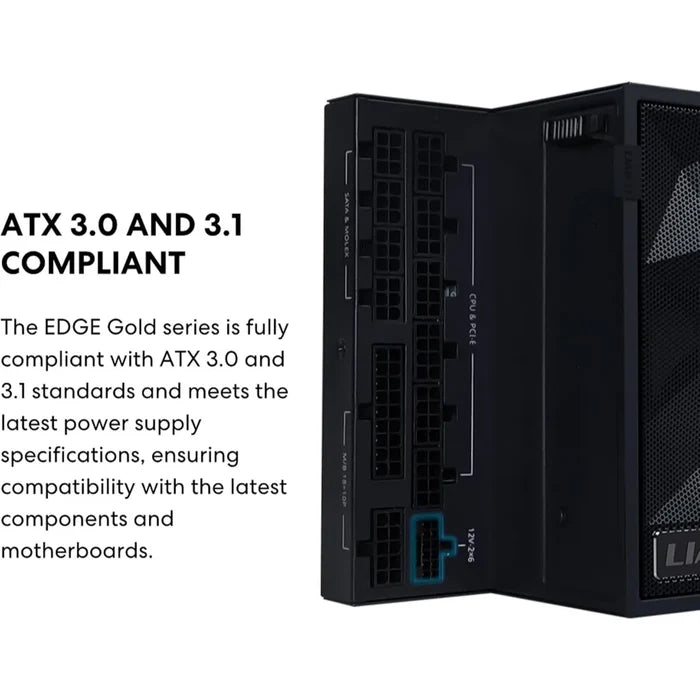 Lian Li Edge 1200W Fully Modular Low-Noise ATX Power Supply - White