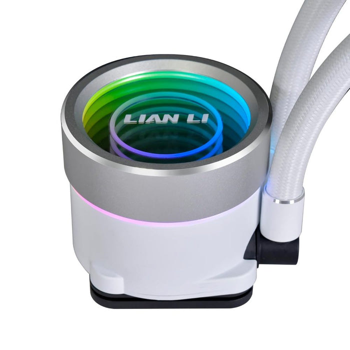 Lian Li Galahad II Trinity 240 AIO CPU Liquid Cooler 240mm – White - PakByte Computers
