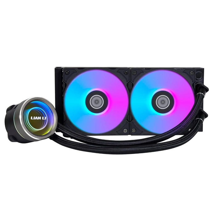 Lian Li Galahad II Trinity 240 ARGB AIO 240mm Liquid CPU Cooler - Black - PakByte Computers