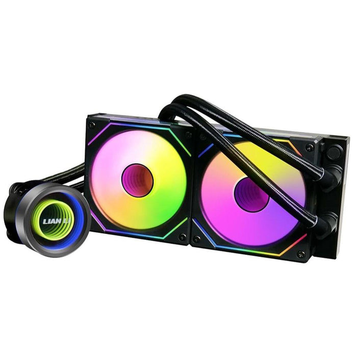Lian Li Galahad II Trinity SL-INF 240 ARGB AIO 240mm Liquid CPU Cooler - Black - PakByte Computers