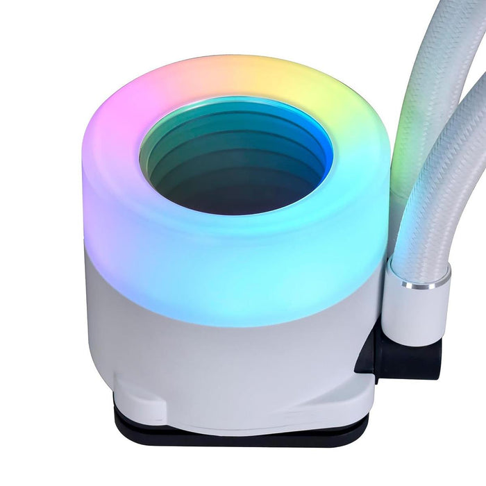 Lian Li Galahad II Trinity SL-INF 240 ARGB AIO 240mm Liquid CPU Cooler - White - PakByte Computers