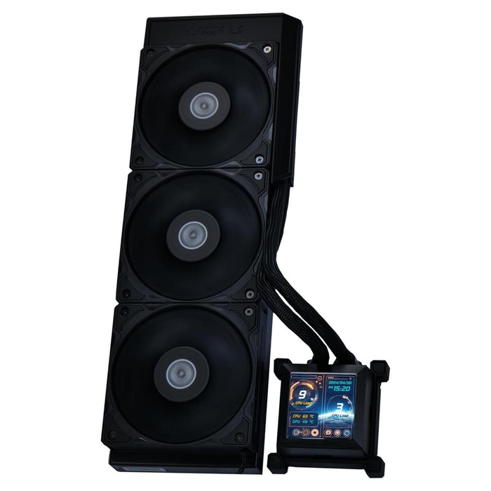 Lian Li Hydroshift 360S LCD AIO Liquid CPU Cooler - Black