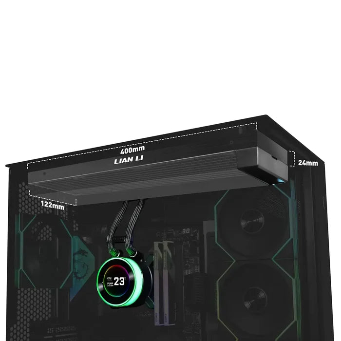 Lian Li Hydroshift II 360N LCD Fanless Liquid CPU Cooler - Black