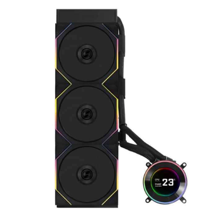 Lian Li HydroShift II LCD-C 360R ARGB 360mm AIO Liquid CPU Cooler – Black