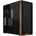 Lian Li Lancool 217 Genuine Walnut Wood Computer Case - Black - PakByte Computers