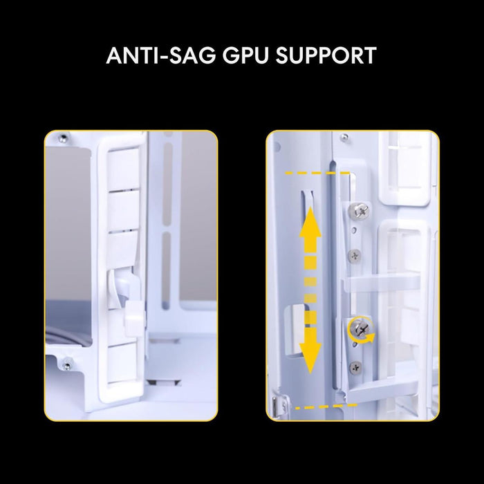Lian Li O11 Vision Compact ATX Mid Tower Gaming Case - Black - PakByte Computers