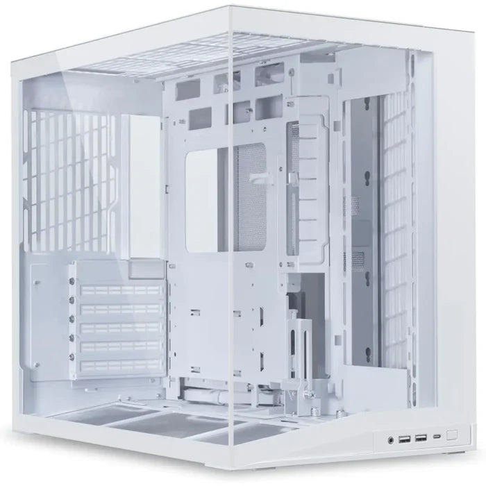 Lian Li O11D Mini V2 ATX Mid-Tower Computer Case - White - PakByte Computers