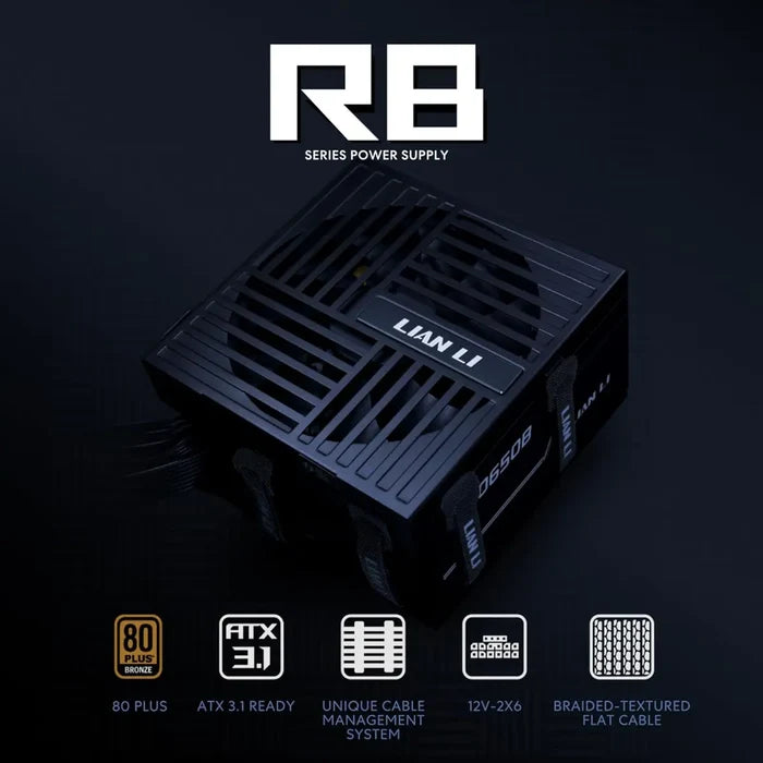 Lian Li RB Series 750W 80+ Bronze Non Modular Power Supply - Black