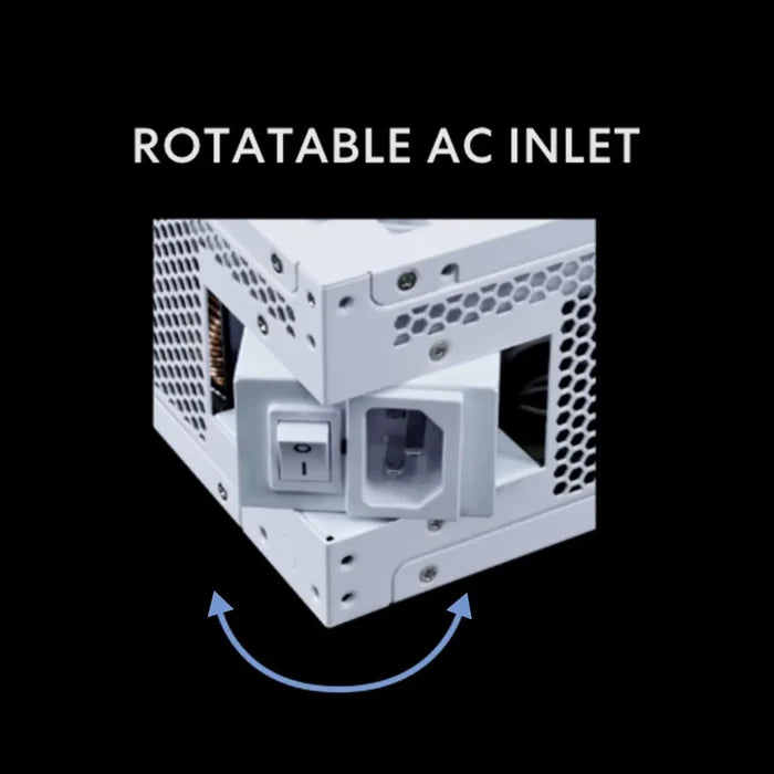 Lian Li RS 1000W Fully Modular ATX Power Supply - White