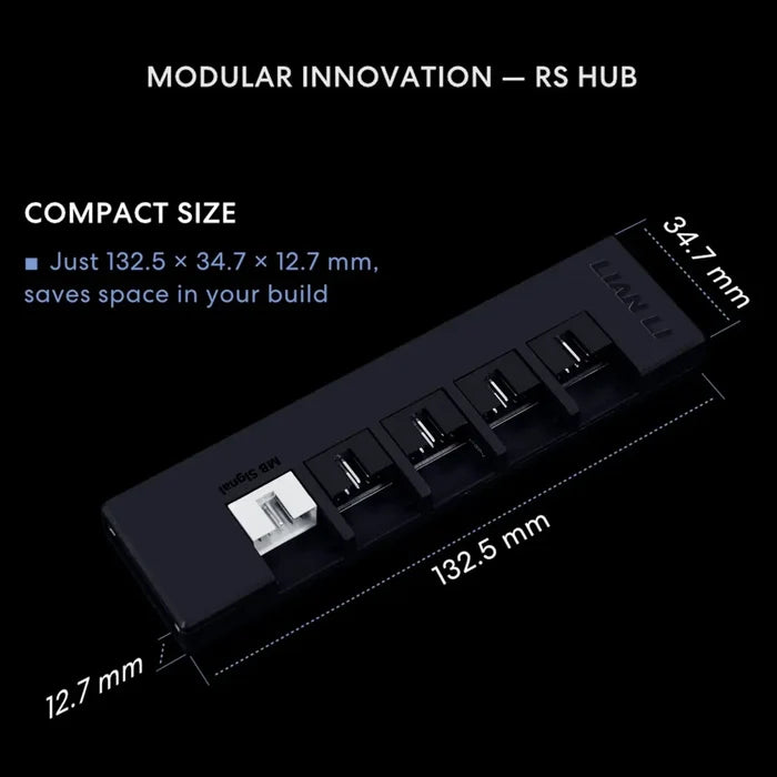 Lian Li RS 1200W Fully Modular ATX Power Supply - Black