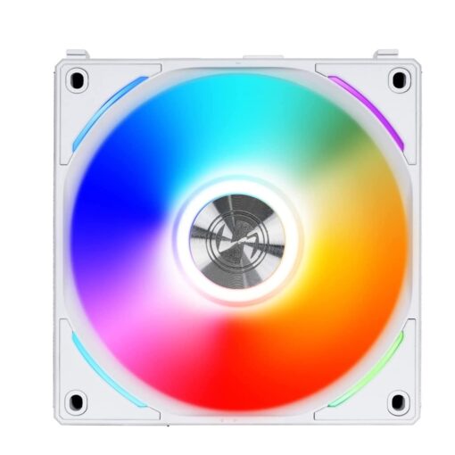 Lian Li UNI Fan AL120 RGB Daisy Chain ARGB 120mm Pack x3 – White - PakByte Computers