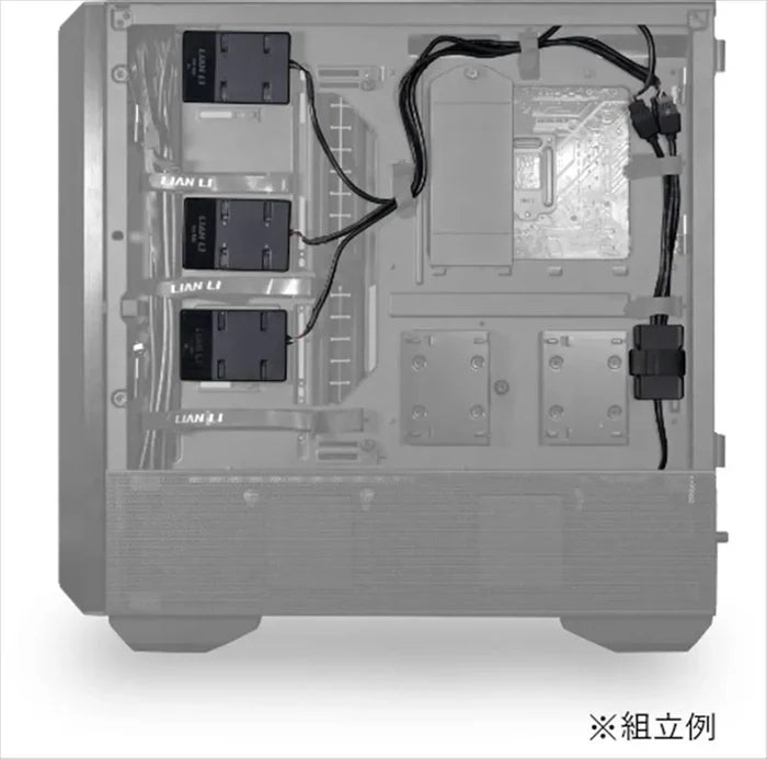 Lian Li USB 2.0 Hub, 1 to 3 HUB - Black - PakByte Computers