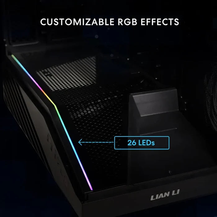Lian Li Vector V100 Mini Micro Form Factor Compact PC Case - Black