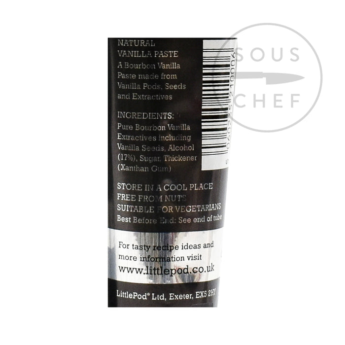 Littlepod Pure Vanilla Paste 100ml Ingredients Flavours & Colours