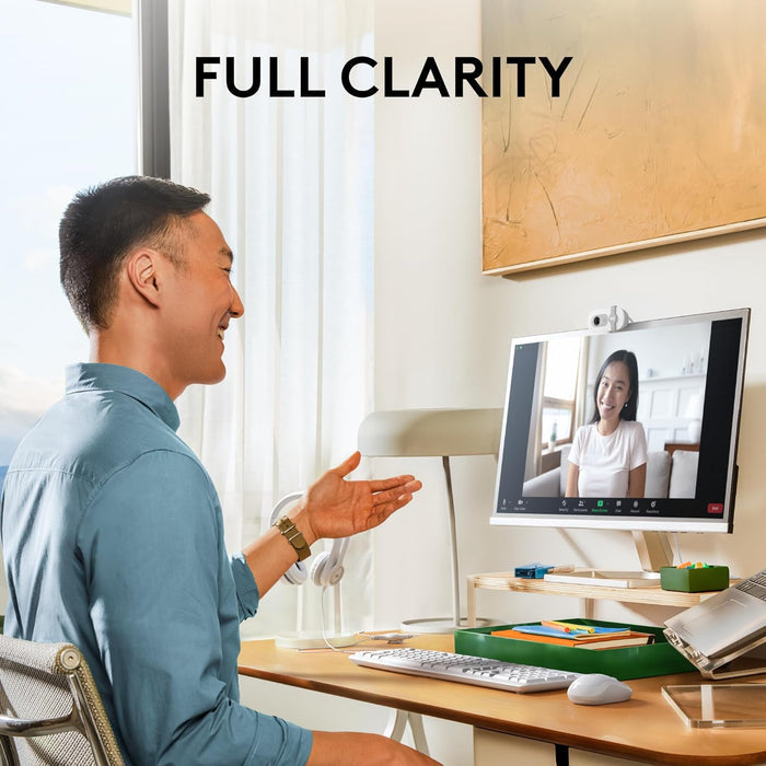 Logitech Brio 100 Full HD 1080p Webcam - White - PakByte Computers