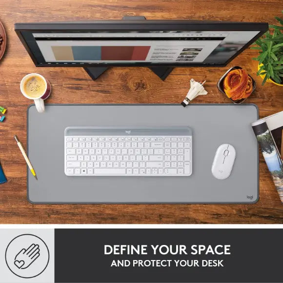 Logitech Studio Series Desk Mat - MID GREY - PakByte Computers