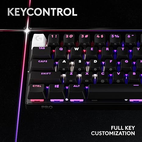 Logitech G Pro X 60 Lightspeed Wireless 60% Gaming Keyboard - Black (Tactile Switches)
