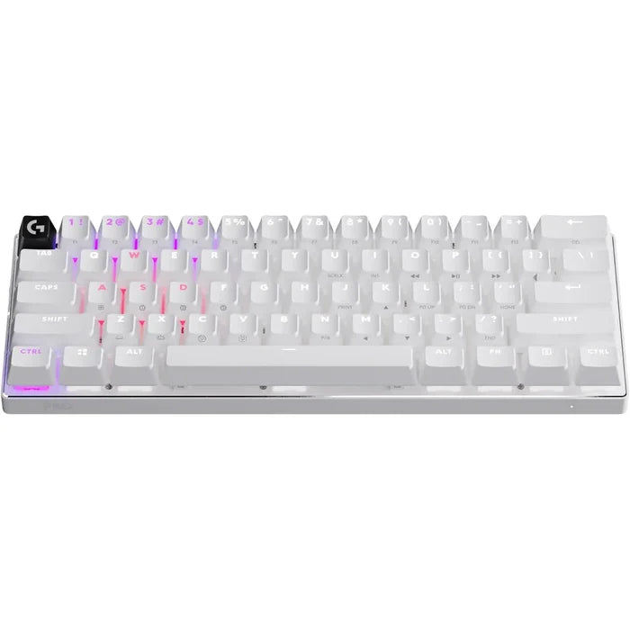 Logitech G Pro X 60 Lightspeed Wireless 60% Gaming Keyboard - White (Tactile Switches) - PakByte Computers