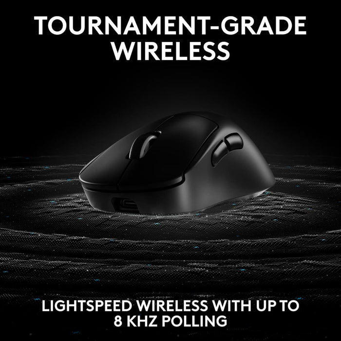 Logitech G PRO X Superlight 2 DEX Lightspeed Wireless Gaming Mouse - Black - PakByte Computers